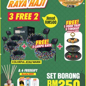 (Set Borong) 3pcs FREE 2pcs + 6 Freegift